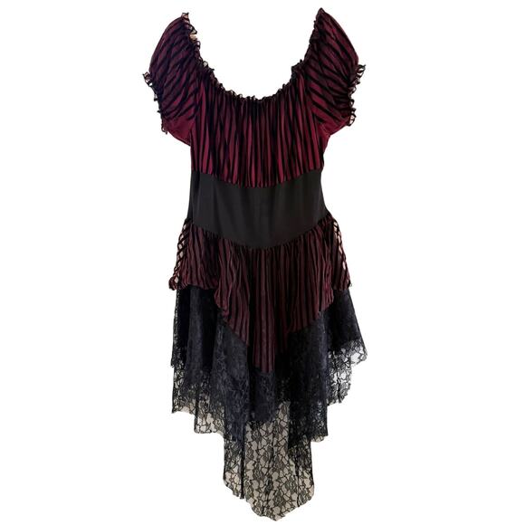 Spirit Halloween Store Dresses & Skirts - Spirit Halloween Lady Of The Sea Costume Size 1X Sexy Pirate Lace‎ Dress Ruffle